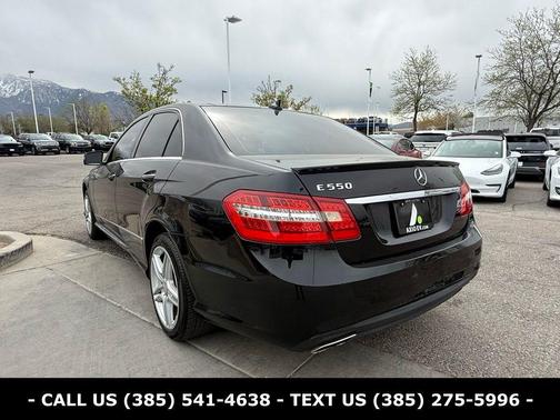 Black 2011 Mercedes-Benz E-Class E 550