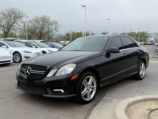 Black 2011 Mercedes-Benz E-Class E 550
