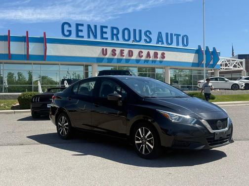 Super Black Metallic 2021 Nissan Versa 1.6 SV