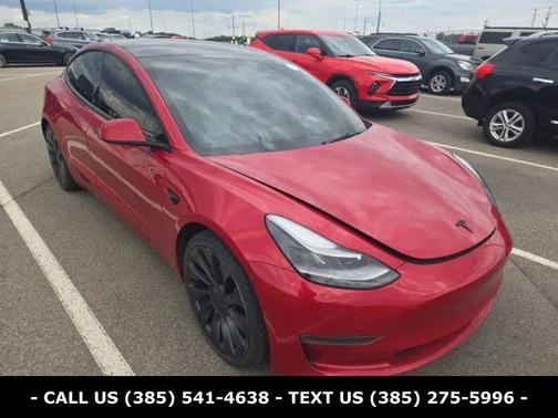 Red Multi 2022 Tesla Model 3 Performance