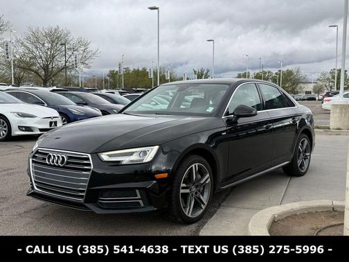 Brilliant Black 2018 Audi A4 2.0T Premium Plus