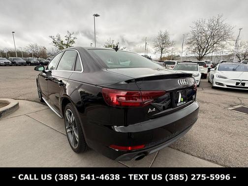 Brilliant Black 2018 Audi A4 2.0T Premium Plus