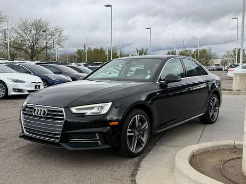 Brilliant Black 2018 Audi A4 2.0T Premium Plus