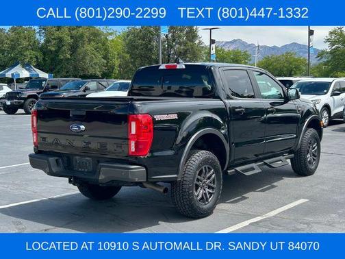 Shadow Black 2022 Ford Ranger Lariat