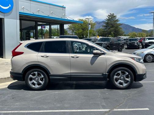 Tan 2017 Honda CR-V EX