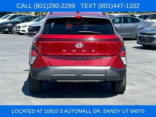 Red Metallic 2024 Hyundai KONA Limited