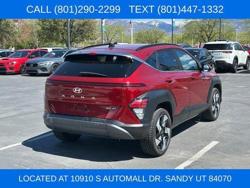 Red Metallic 2024 Hyundai KONA Limited