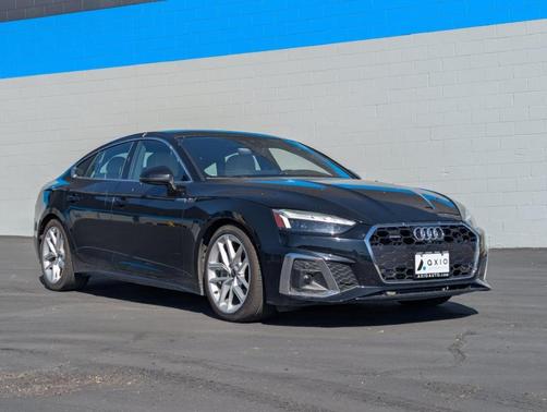 Mythos Black Metallic 2024 Audi A5 Sportback 45 S line quattro Premium