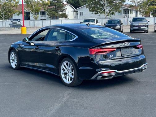 Mythos Black Metallic 2024 Audi A5 Sportback 45 S line quattro Premium