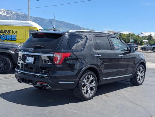 Shadow Black 2018 Ford Explorer Platinum