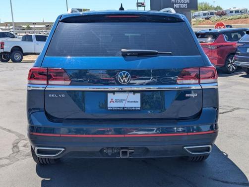 Tourmaline Blue Metallic 2021 Volkswagen Atlas 3.6 V6 SEL Premium