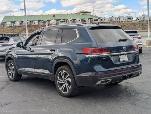 Tourmaline Blue Metallic 2021 Volkswagen Atlas 3.6 V6 SEL Premium