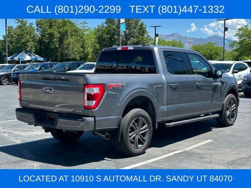 Gray 2021 Ford F-150 Lariat