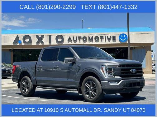 Gray 2021 Ford F-150 Lariat