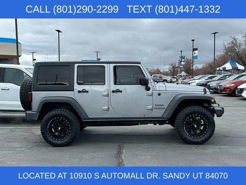 Billet Silver Metallic Clearcoat 2016 Jeep Wrangler Unlimited Sport
