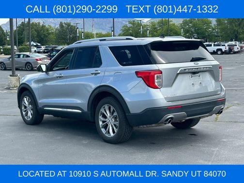 Silver Metallic 2022 Ford Explorer Limited