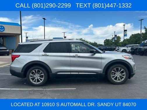 Silver Metallic 2022 Ford Explorer Limited