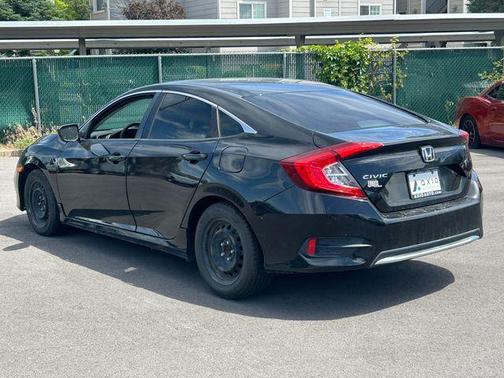Black 2021 Honda Civic LX