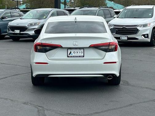 Platinum White Pearl 2024 Honda Civic Sport