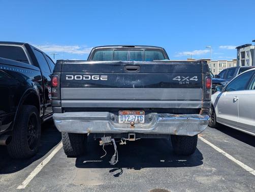 Black 1998 Dodge Ram 1500 Quad Cab