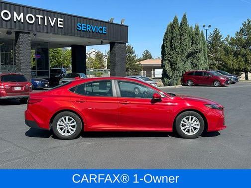 Red 2025 Toyota Camry LE