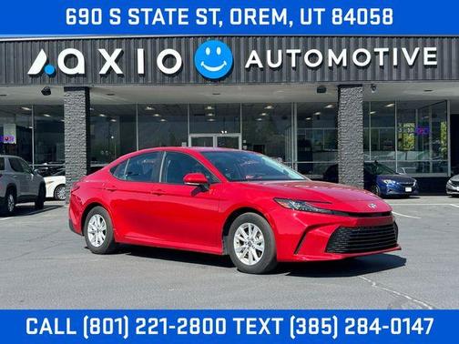 Red 2025 Toyota Camry LE