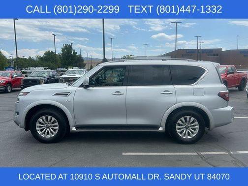 Brilliant Silver Metallic 2021 Nissan Armada SV