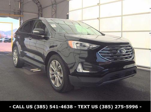 Black Metallic 2019 Ford Edge Titanium