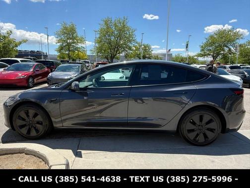 Gray 2025 Tesla Model 3 Long Range