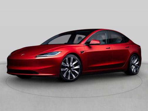 Gray 2025 Tesla Model 3 Long Range