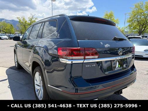 Tourmaline Blue Metallic 2021 Volkswagen Atlas 3.6 V6 SEL