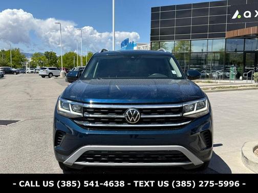 Tourmaline Blue Metallic 2021 Volkswagen Atlas 3.6 V6 SEL