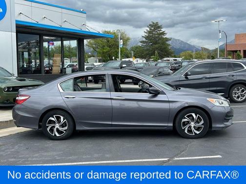Gray 2016 Honda Accord LX