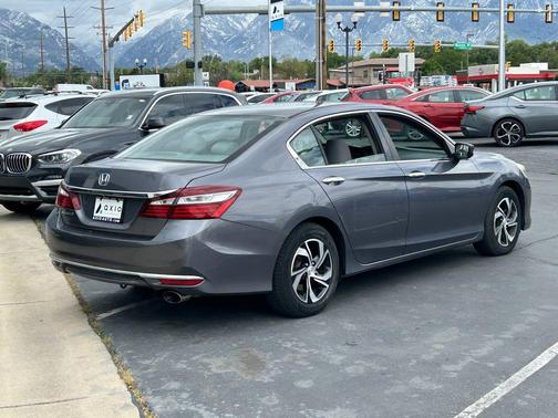 Gray 2016 Honda Accord LX