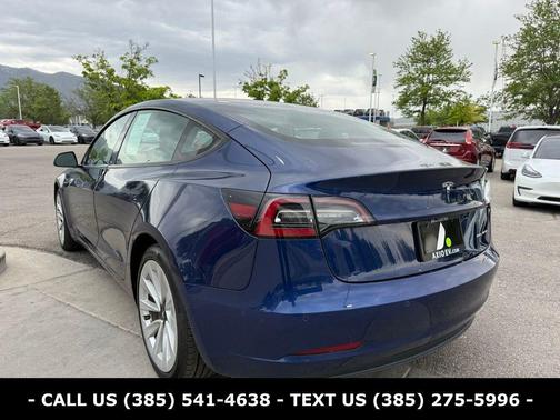 Blue 2022 Tesla Model 3 Long Range