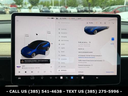 Blue 2022 Tesla Model 3 Long Range