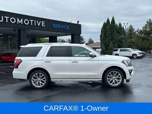 White Platinum Clearcoat Metallic 2019 Ford Expedition Platinum