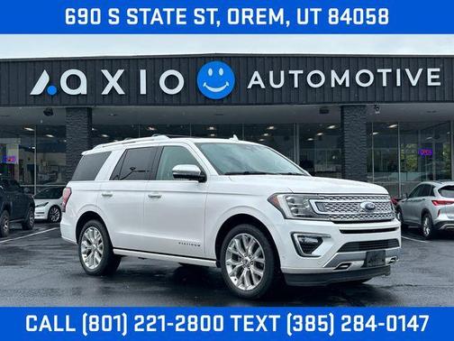 White Platinum Clearcoat Metallic 2019 Ford Expedition Platinum