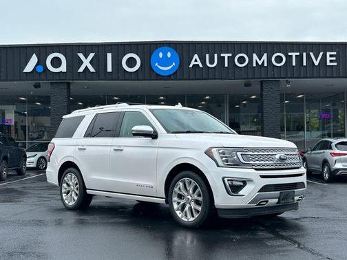 White Platinum Clearcoat Metallic 2019 Ford Expedition Platinum