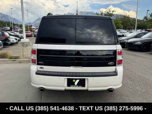 White Platinum Clearcoat Metallic 2016 Ford Flex SEL