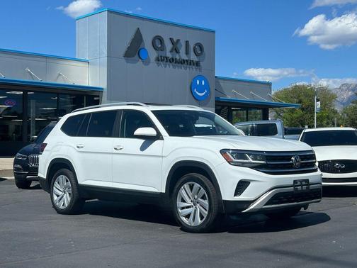 Pure White 2021 Volkswagen Atlas 3.6 V6 SEL