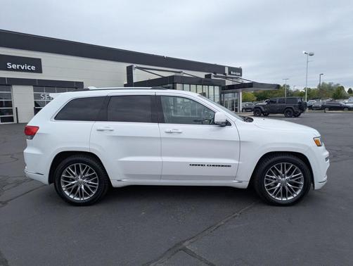 Bright White Clearcoat 2018 Jeep Grand Cherokee Summit