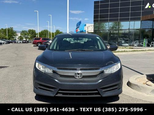 Polished Metal Metallic 2017 Honda Civic EX