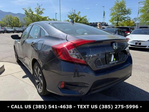 Polished Metal Metallic 2017 Honda Civic EX