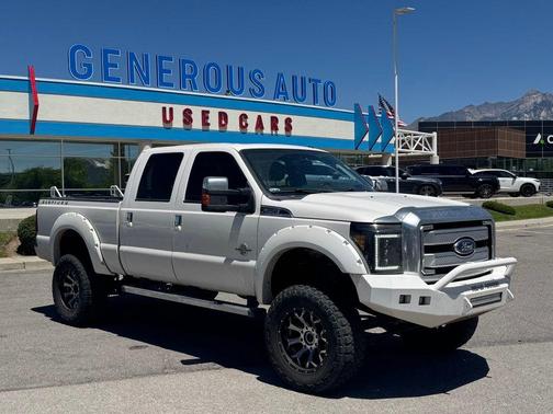 White Platinum Clearcoat Metallic 2015 Ford F-250 Platinum