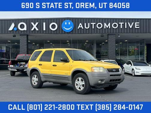 Yellow 2002 Ford Escape XLT