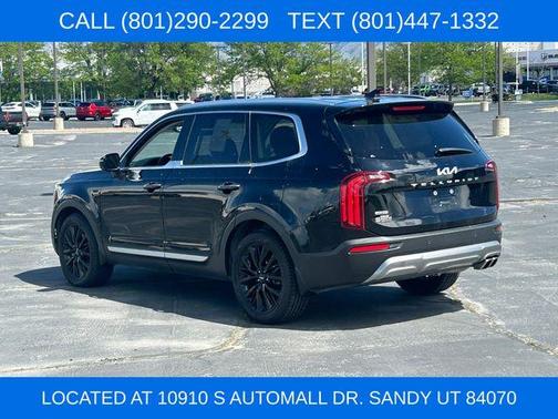 Ebony Black 2022 Kia Telluride SX
