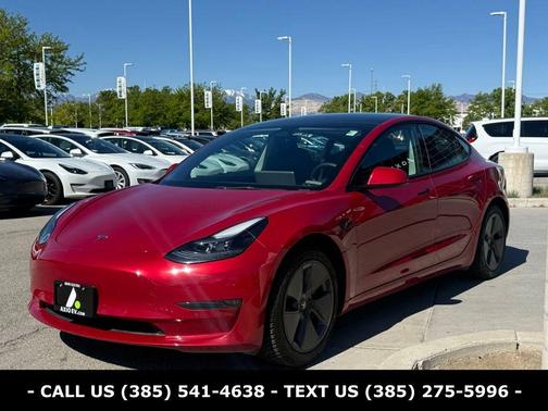 Red Multi 2022 Tesla Model 3 Long Range