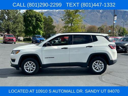 White Clearcoat 2018 Jeep Compass Sport