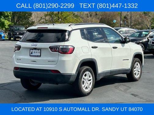 White Clearcoat 2018 Jeep Compass Sport